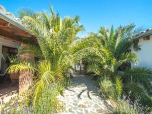 a resort with palm trees on a beach at B&B Casa Loré D'or in Alora
