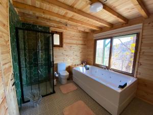 Kép Secluded Wooden House with Jacuzzi in Sapanca szállásáról Feyziye városában a galériában