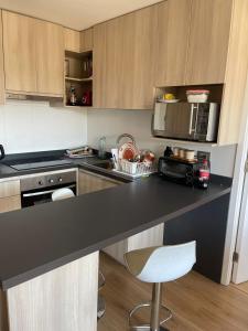 Kuchyň nebo kuchyňský kout v ubytování Departamento Viña del mar