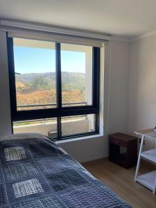 Postel nebo postele na pokoji v ubytování Departamento Viña del mar + 5 fotografií