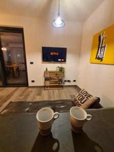 A television and/or entertainment centre at Yellow Uptown 70 - Fiera Milano