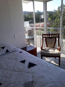 Postel nebo postele na pokoji v ubytování Con Piscina, Cómodo y acogedor Apartaestudio en el rodadero