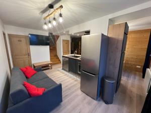 Posedenie v ubytovaní Duplex 12p St Sorlin D'arves résidence Odalys