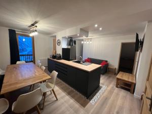 Posedenie v ubytovaní Duplex 12p St Sorlin D'arves résidence Odalys