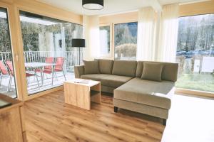 A seating area at Brandnerhof