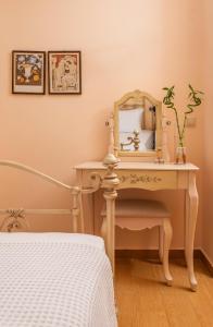 A bed or beds in a room at Iris Villas Lefkada - Karavi Villa with private sea access