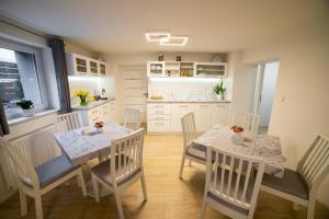 Eldhús eða eldhúskrókur á Apartamenty Wisła Centrum