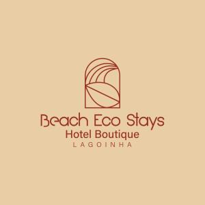 un logo pour un hôtel boulderocatechinchin dans l'établissement Beach Eco Stays Hotel Boutique Lagoinha, à Paraipaba