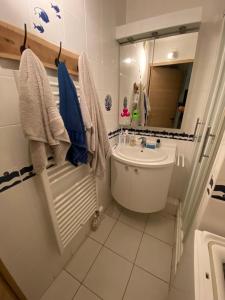 Kúpeľňa v ubytovaní Appartement Cap d Agde Magnifique vue mer