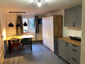 Kuchnia lub aneks kuchenny w obiekcie Apartmány U Medvěda