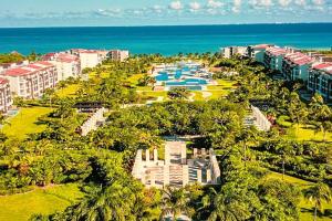 an aerial view of a resort near the ocean at Brand New and Amazing Penthouse! in Playa del Carmen