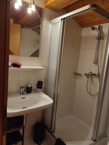 Kúpeľňa v ubytovaní Alpenblühn Appartements Tschagguns