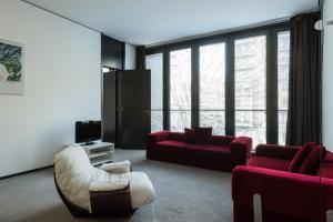 Posezení v ubytování DUPARC Contemporary Suites