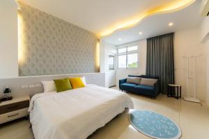 Postel nebo postele na pokoji v ubytování Romatic Venice Homestay