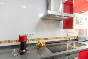 Köök või kööginurk majutusasutuses BLONZU CAMERúN