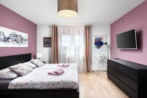 Posteľ alebo postele v izbe v ubytovaní Villa Marko