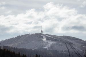 Widok na góry z tego apartamentu