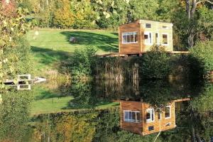 Garður fyrir utan Glamping sever