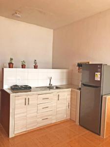 Η κουζίνα ή μικρή κουζίνα στο centrally located apartment