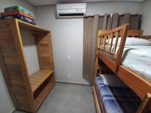 Postel nebo postele na pokoji v ubytování Apartamento Paz e Traquilidade na Praia