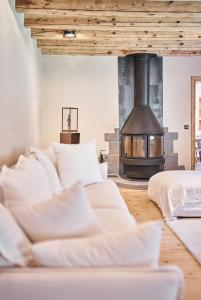 Postel nebo postele na pokoji v ubytování Casa Pyrenees - Slow Life Refuge