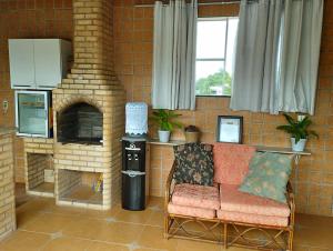 Nhà bếp/bếp nhỏ tại Loft em Cobertura +34 ảnh