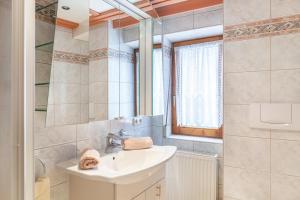Koupelna v ubytování Gästehaus Gisela 2