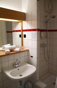 Koupelna v ubytování ACRON Hotel Wittenberg