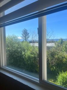 Departamento Rukalma Tolten في فيلاريكا: نافذة مطلة على ميدان +صورتان