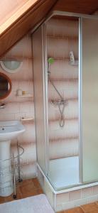 Kylpyhuone majoituspaikassa Chalupa Kojetice