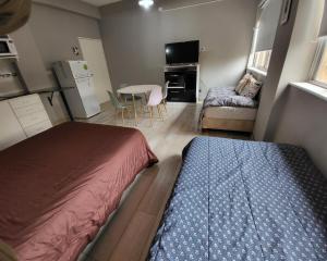 Una cama o camas en una habitación de Hermoso monoambiente p/4 personas en el centro de Salta