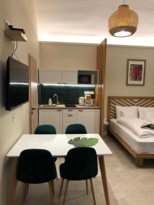 Posteľ alebo postele v izbe v ubytovaní All In Apartman IV.