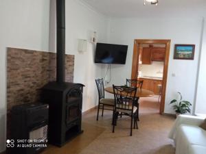 TV a/nebo společenská místnost v ubytování Apartamentos Virgen de Villaverde