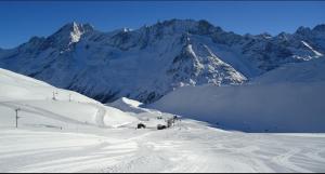 Το Le Panorama - Appartement 54 à Arolla face aux montagnes à 150m des pistes τον χειμώνα