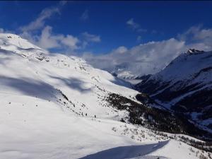 Το Le Panorama - Appartement 54 à Arolla face aux montagnes à 150m des pistes τον χειμώνα