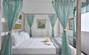 Posteľ alebo postele v izbe v ubytovaní Luxurious Villa in Mykonos with Pool + 37 fotografií