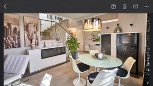 Kuchyň nebo kuchyňský kout v ubytování Chalet de lujo