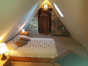 Katil atau katil-katil dalam bilik di Le Four de La Jugie