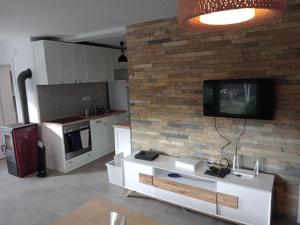 Nhà bếp/bếp nhỏ tại Apartmani Hanna
