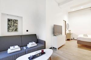 Televízia a/alebo spoločenská miestnosť v ubytovaní Chic apartment - 3BR-8P - Le Marais