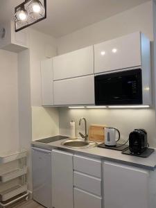 Kuchyňa alebo kuchynka v ubytovaní Apartament Granary