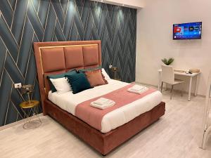 Posteľ alebo postele v izbe v ubytovaní Airport Luxury Rooms