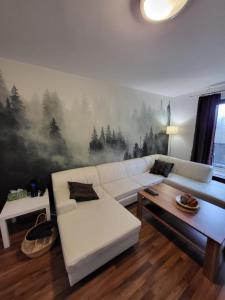 Posteľ alebo postele v izbe v ubytovaní Apartmán Lipno 50