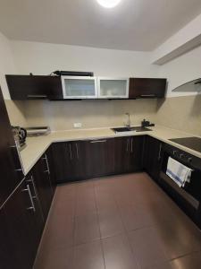 Kuchyňa alebo kuchynka v ubytovaní Apartmán Lipno 50