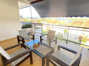 Balkón nebo terasa v ubytování Grand appartement composé de 2 terrasses avec vue sur mer