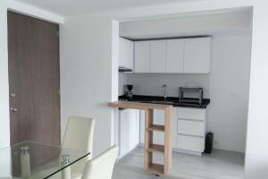 Dapur atau dapur kecil di Apartamento privado