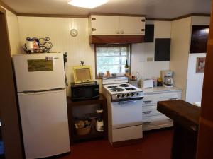 Kuchyň nebo kuchyňský kout v ubytování Woodland Cottage