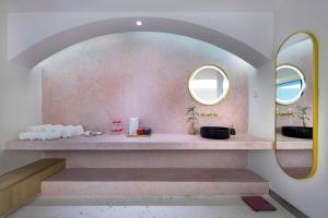 Koupelna v ubytování Sky Garden Inn