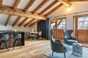 Posezení v ubytování Alpin Chalet Samer