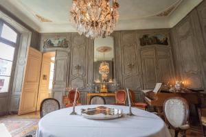 Posezení v ubytování L'Hotel de Panette, Un exceptionnel château en coeur de ville